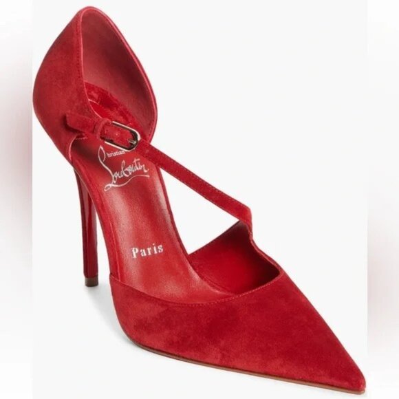Christian Louboutin Shoes - New Christian Louboutin Miss Ziggyta 100 Suede Pump Women's Sz 39.5 $1100